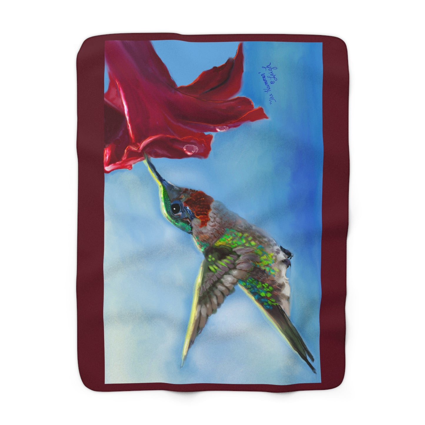 THE HUMMER - Sherpa Fleece Blanket