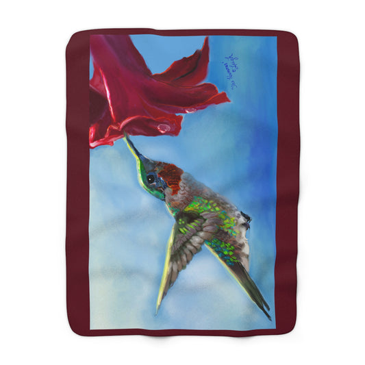 THE HUMMER - Sherpa Fleece Blanket