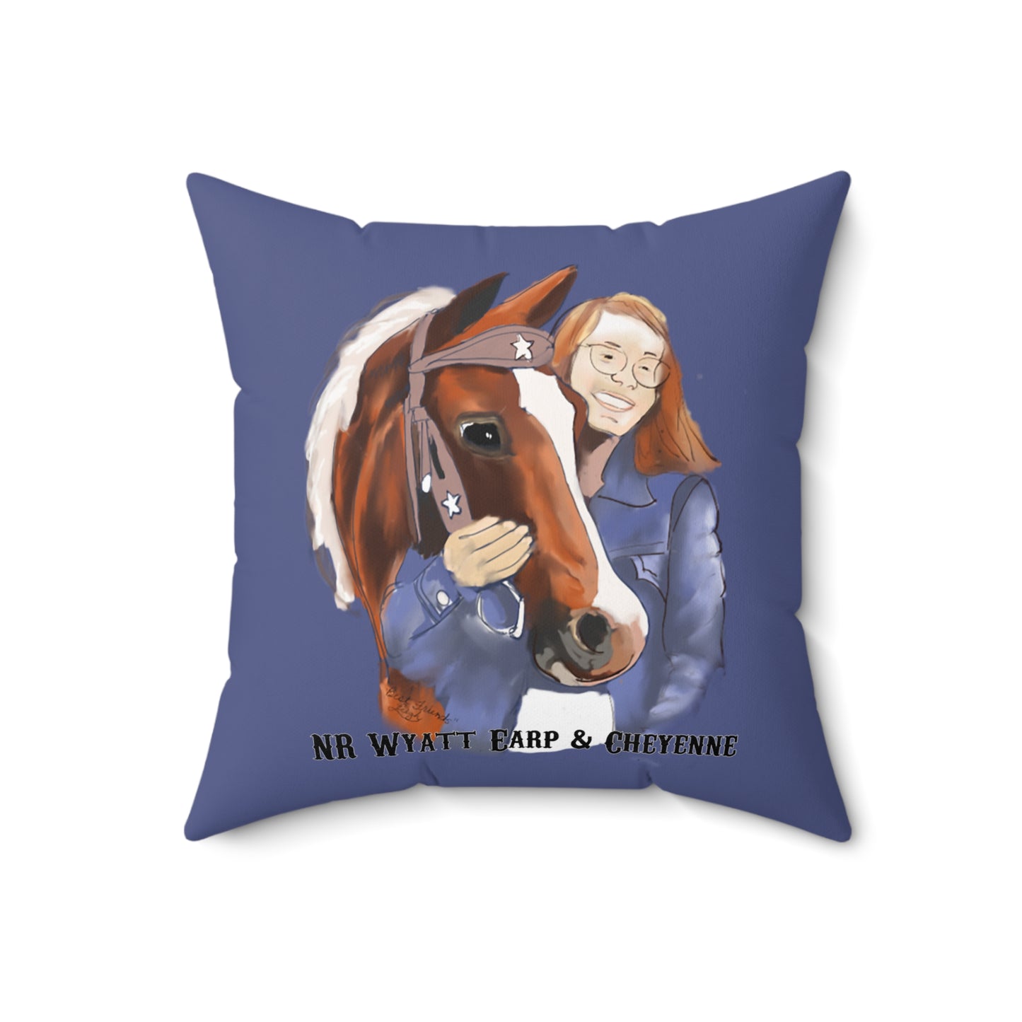 NR Wyatt Earp Spun Polyester Square Pillow