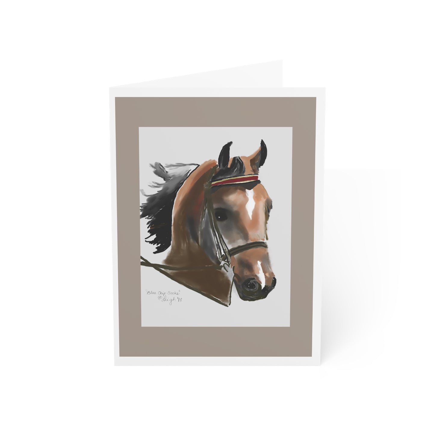 Blue Chip Socks Notecards