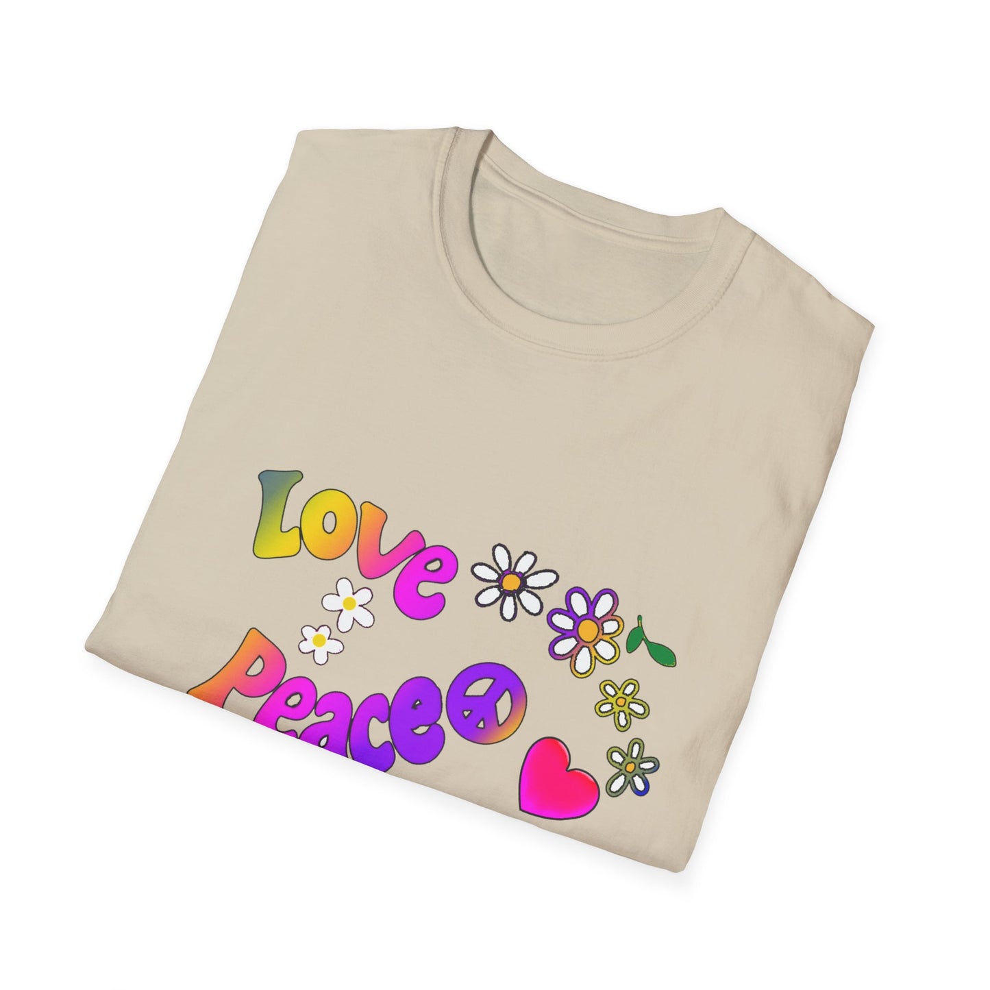 Love and Peace Unisex Softstyle T-Shirt