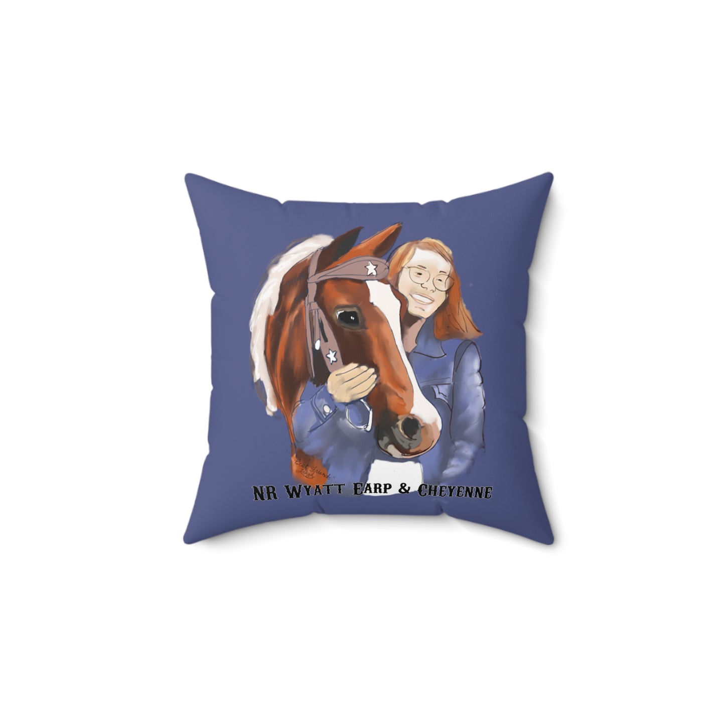 NR Wyatt Earp Spun Polyester Square Pillow