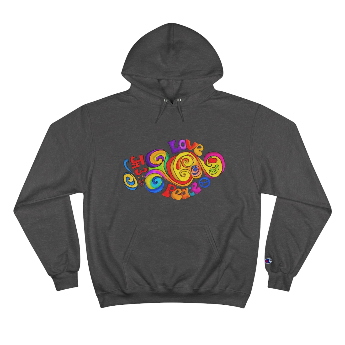 Groovy Love & Peace Champion Hoodie