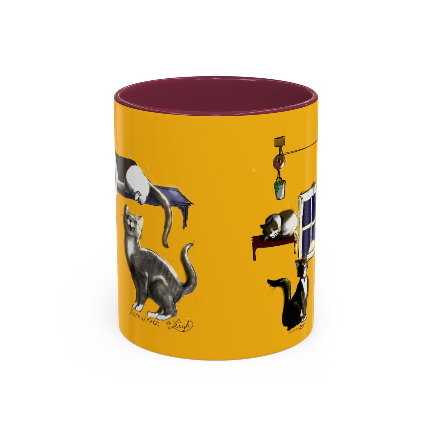 Kostial Katz Colorful Mugs (11oz, 15oz)