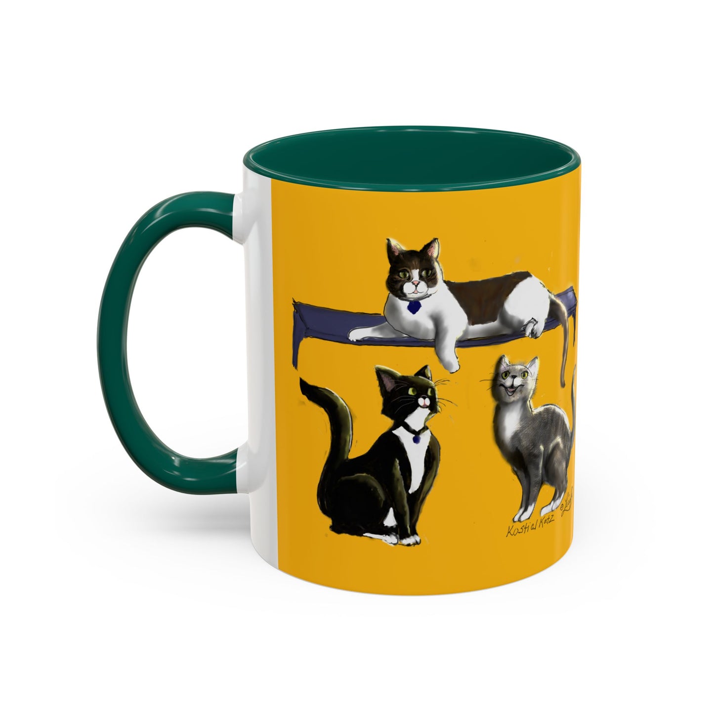 Kostial Katz Colorful Mugs (11oz, 15oz)
