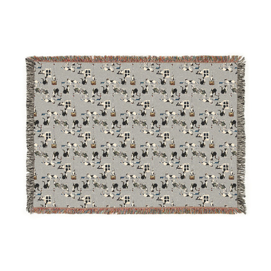 Katz Kaperz Collage Woven Blanket