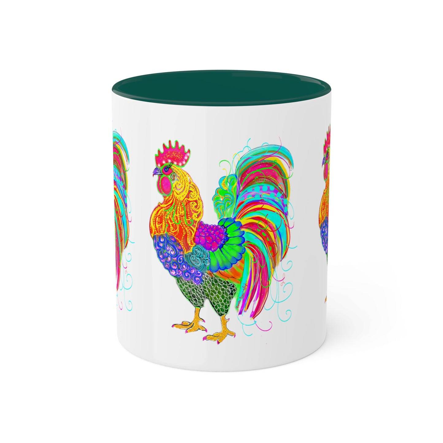Rooster's Ruse - Colorful Mugs, 11oz