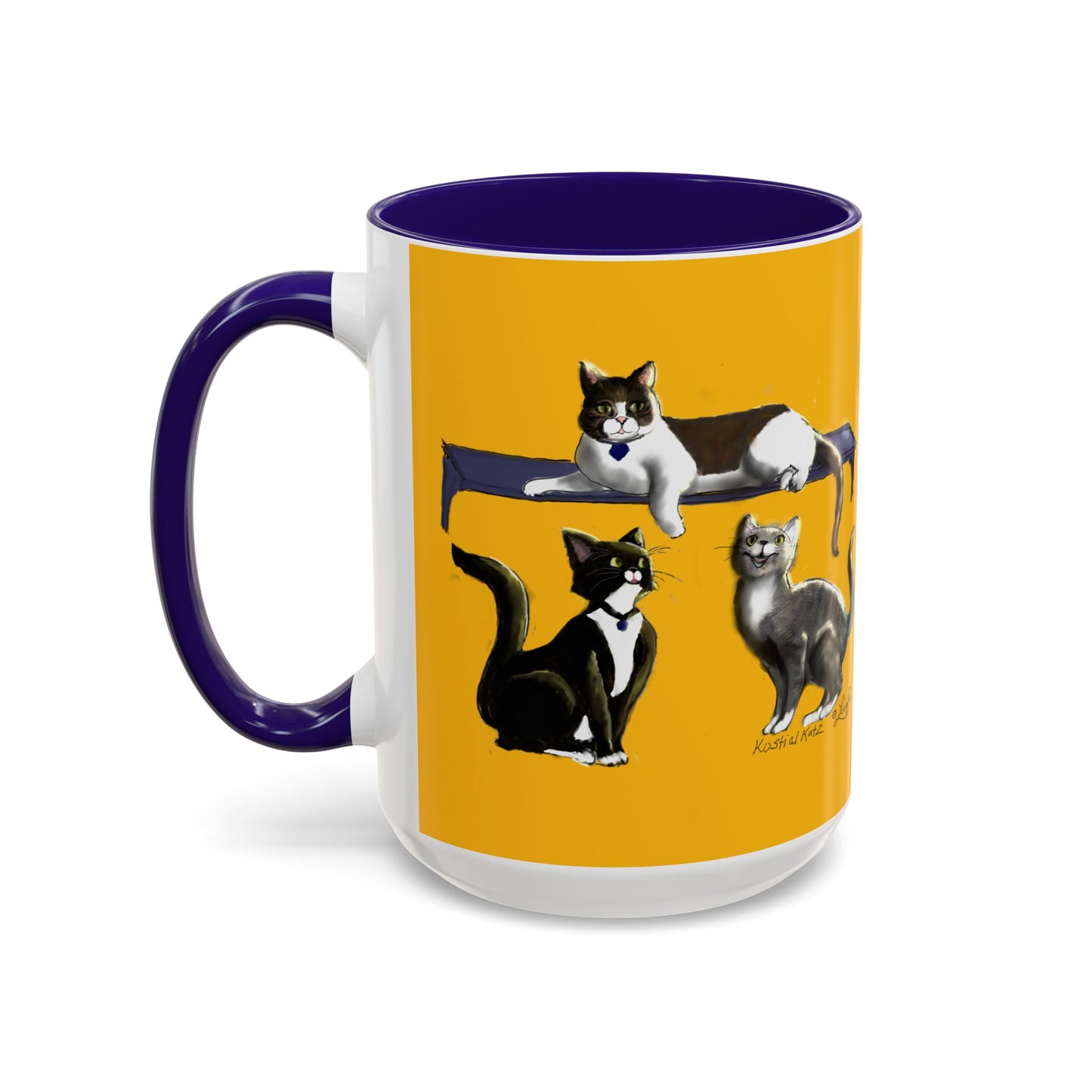 Kostial Katz Colorful Mugs (11oz, 15oz)