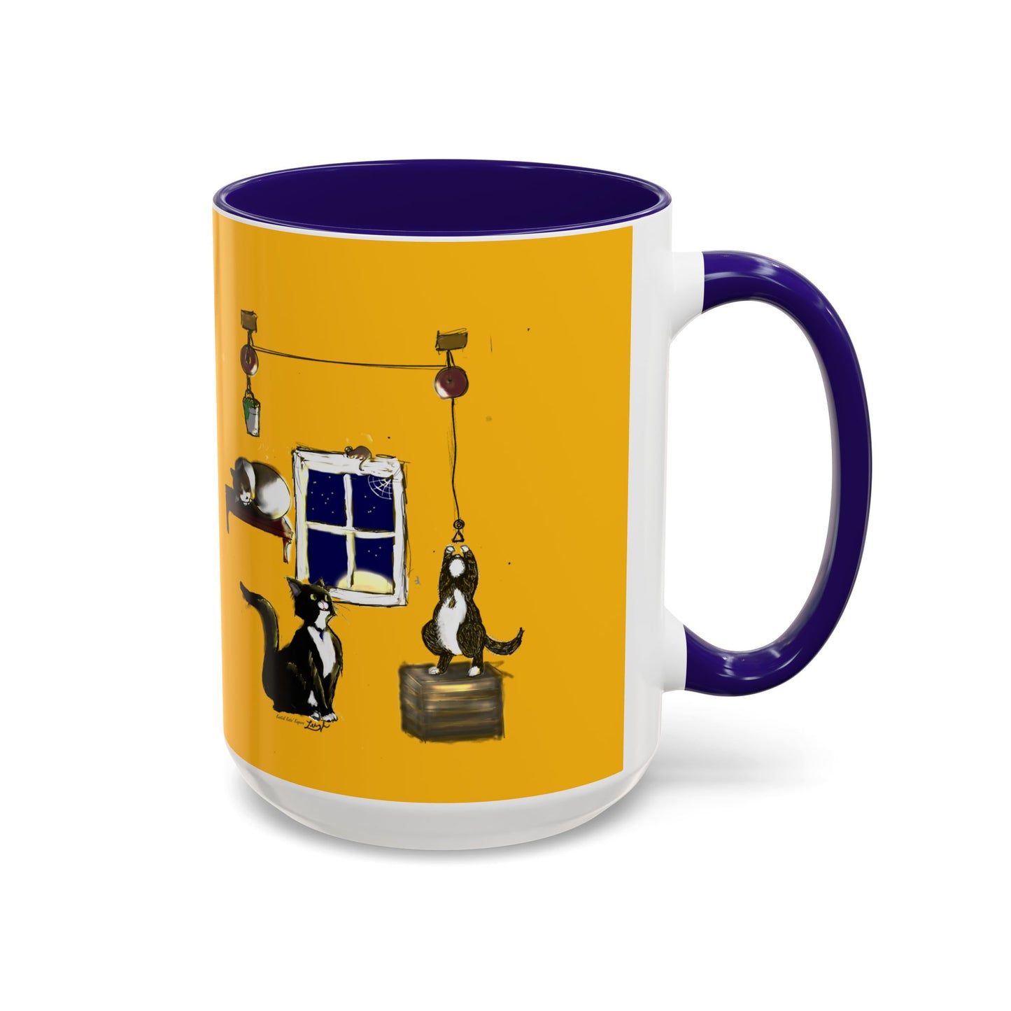 Kostial Katz Colorful Mugs (11oz, 15oz)
