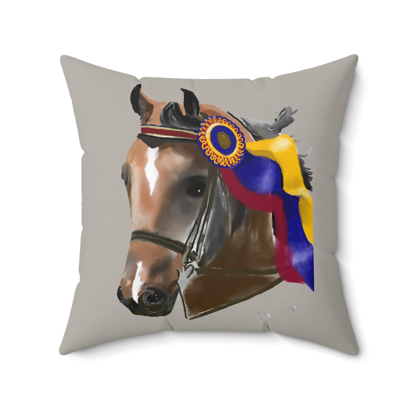 The Champion - Spun Polyester Square Pillow