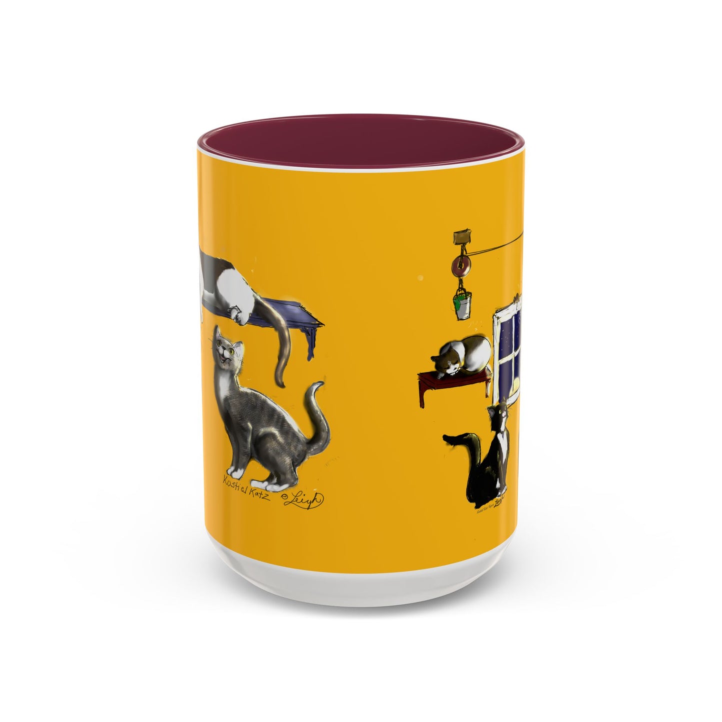 Kostial Katz Colorful Mugs (11oz, 15oz)