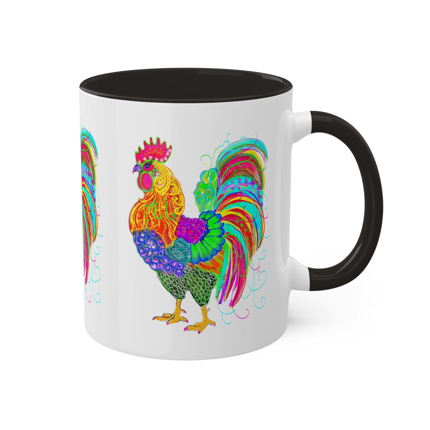 Rooster's Ruse - Colorful Mugs, 11oz