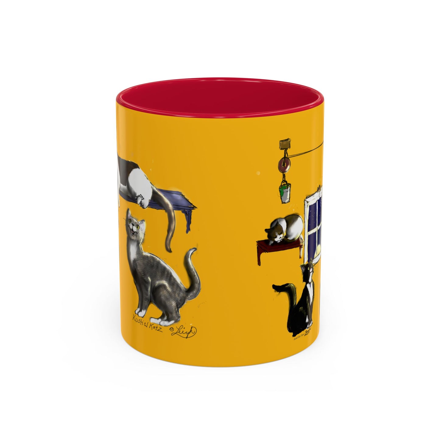 Kostial Katz Colorful Mugs (11oz, 15oz)