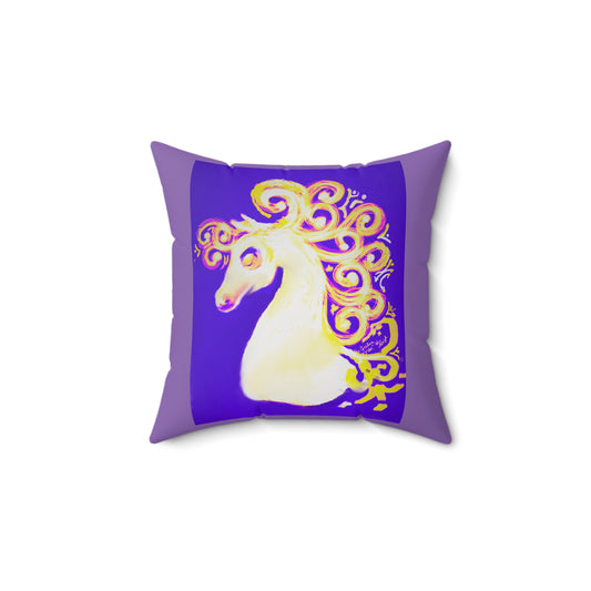 Spun Polyester Square Pillow