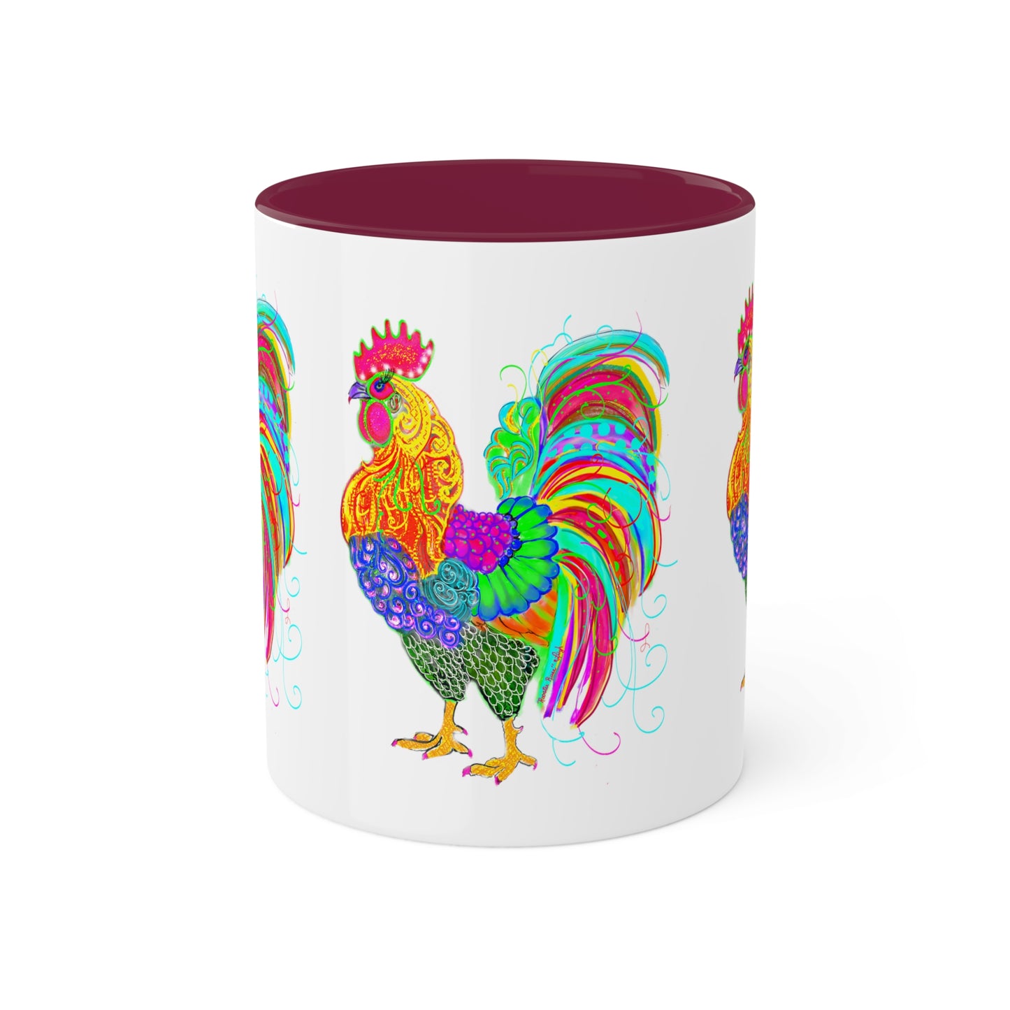 Rooster's Ruse - Colorful Mugs, 11oz