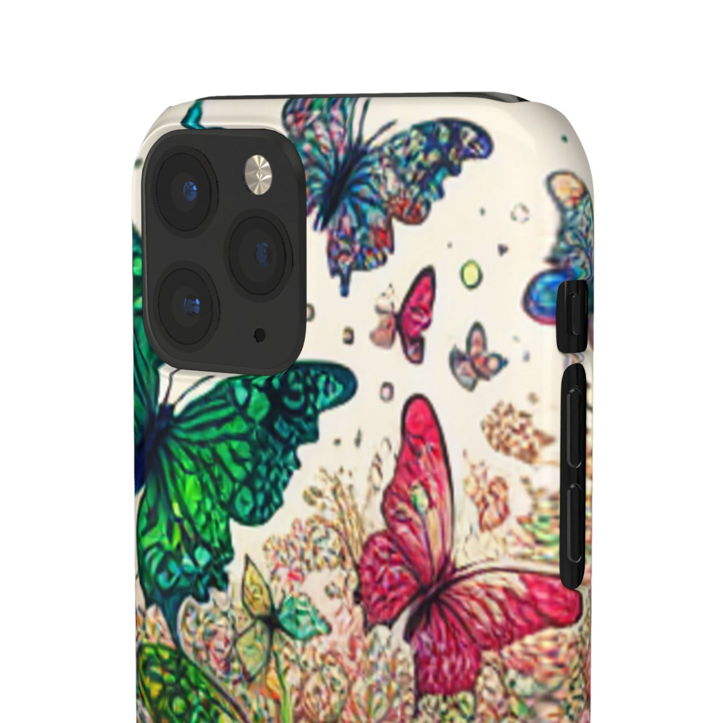 Colorful Butterfly Snap Cases, Over 50 types of Phone Covers, Floral Design, Spring Decor, Eco-Friendly Gift