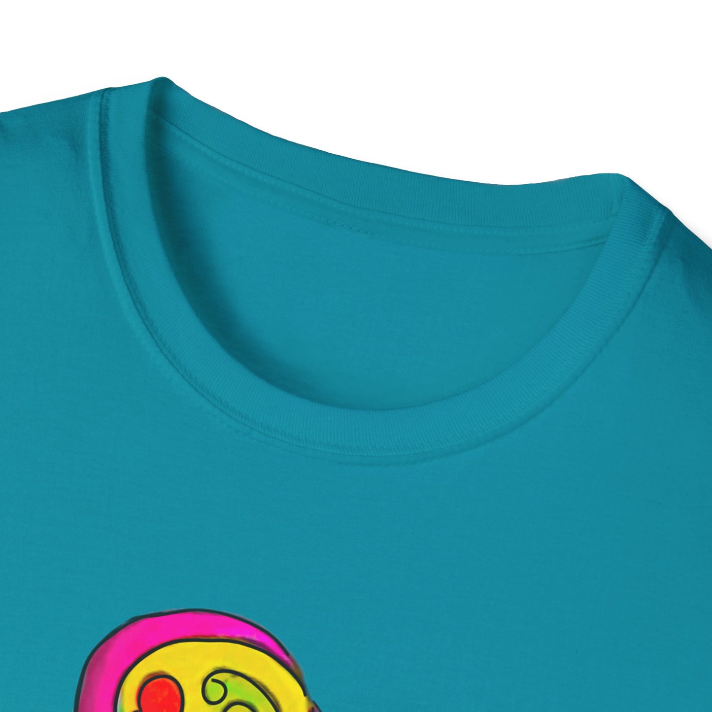 Groovy Love & Peace Unisex Softstyle T-Shirt