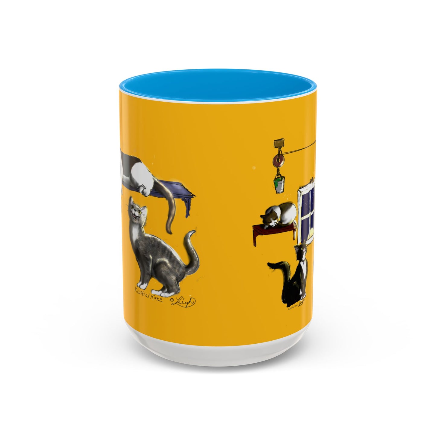 Kostial Katz Colorful Mugs (11oz, 15oz)