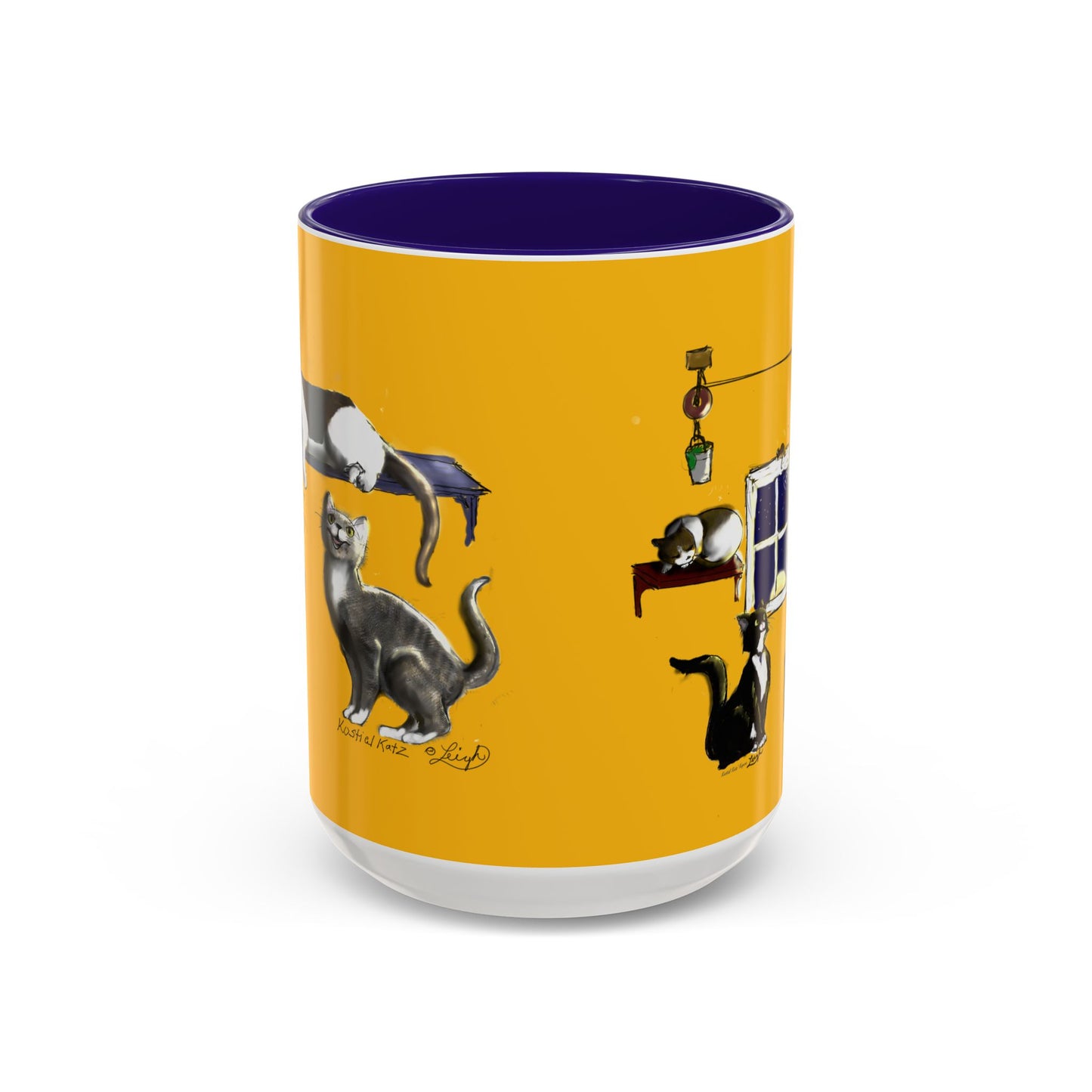 Kostial Katz Colorful Mugs (11oz, 15oz)