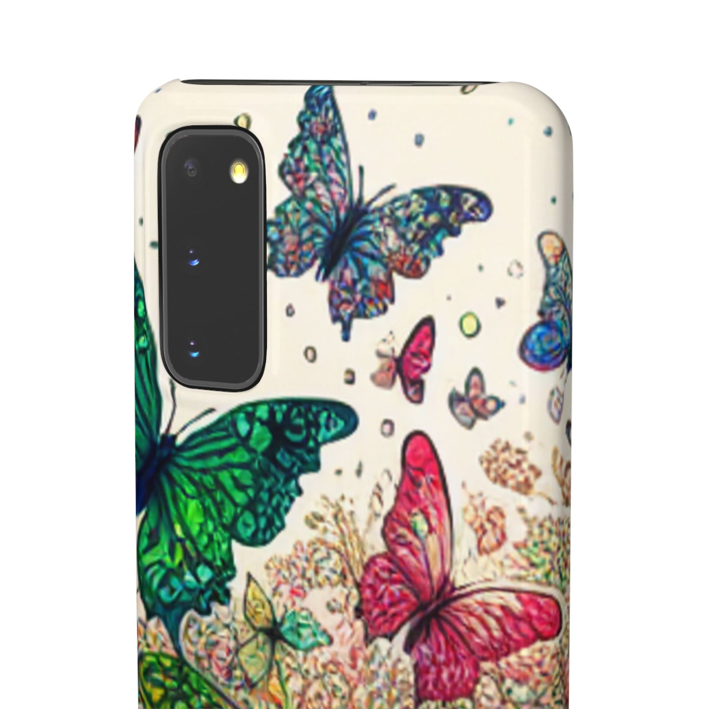 Colorful Butterfly Snap Cases, Over 50 types of Phone Covers, Floral Design, Spring Decor, Eco-Friendly Gift