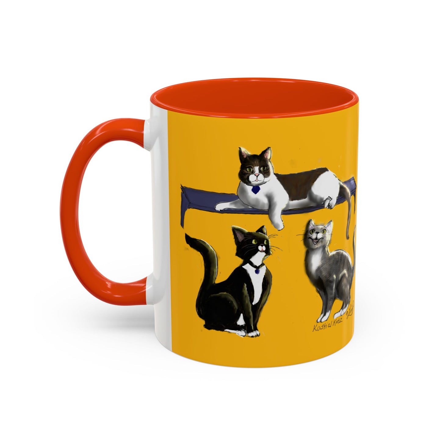 Kostial Katz Colorful Mugs (11oz, 15oz)