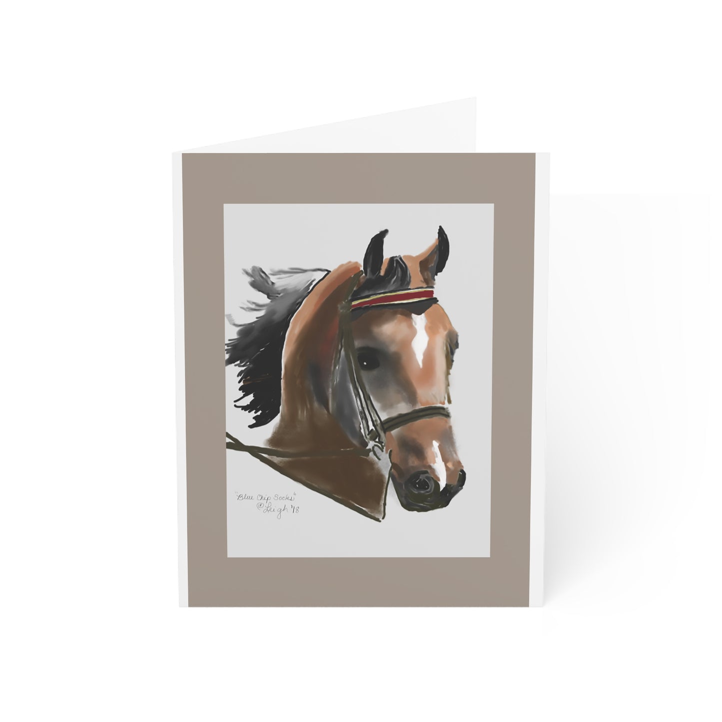 Blue Chip Socks Notecards