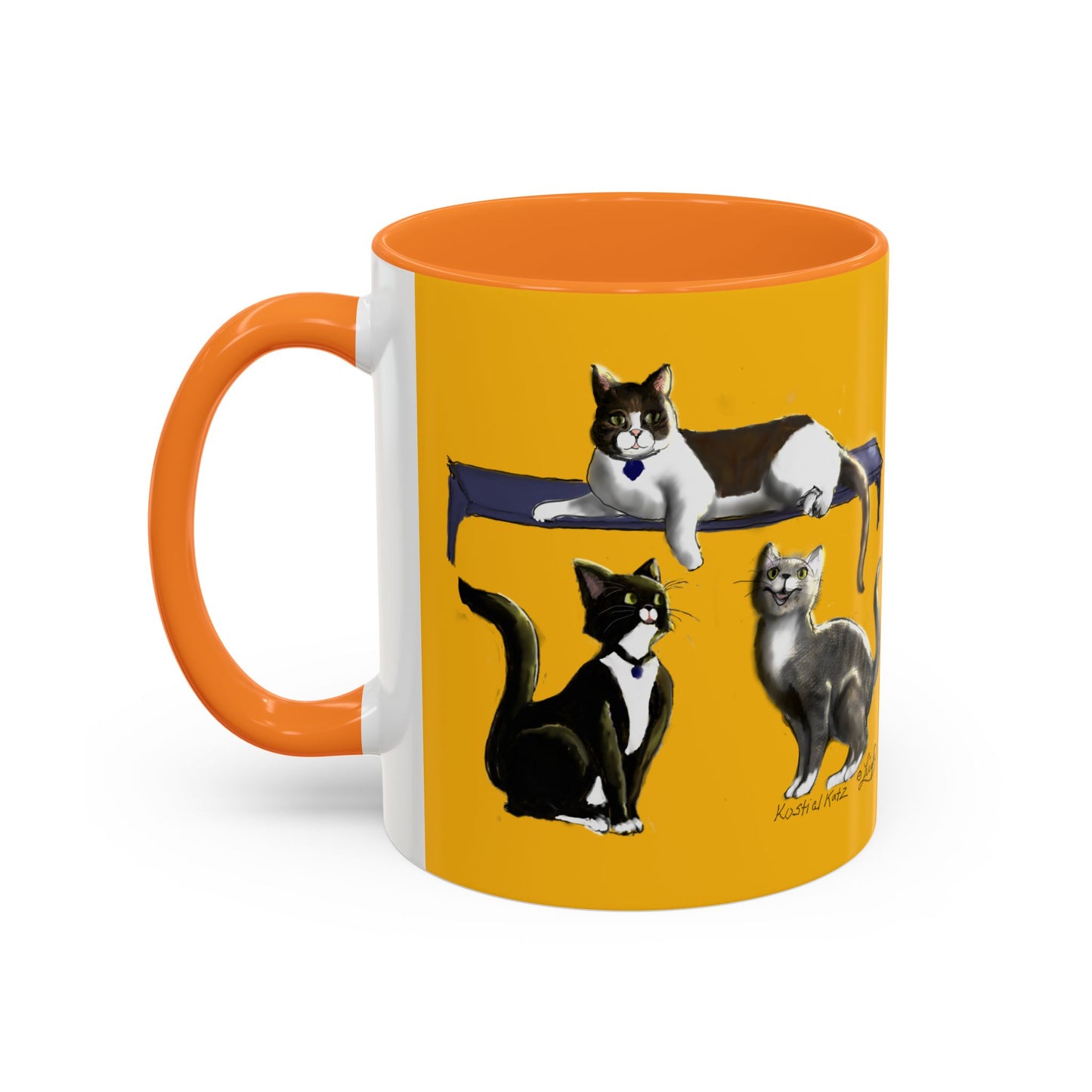 Kostial Katz Colorful Mugs (11oz, 15oz)