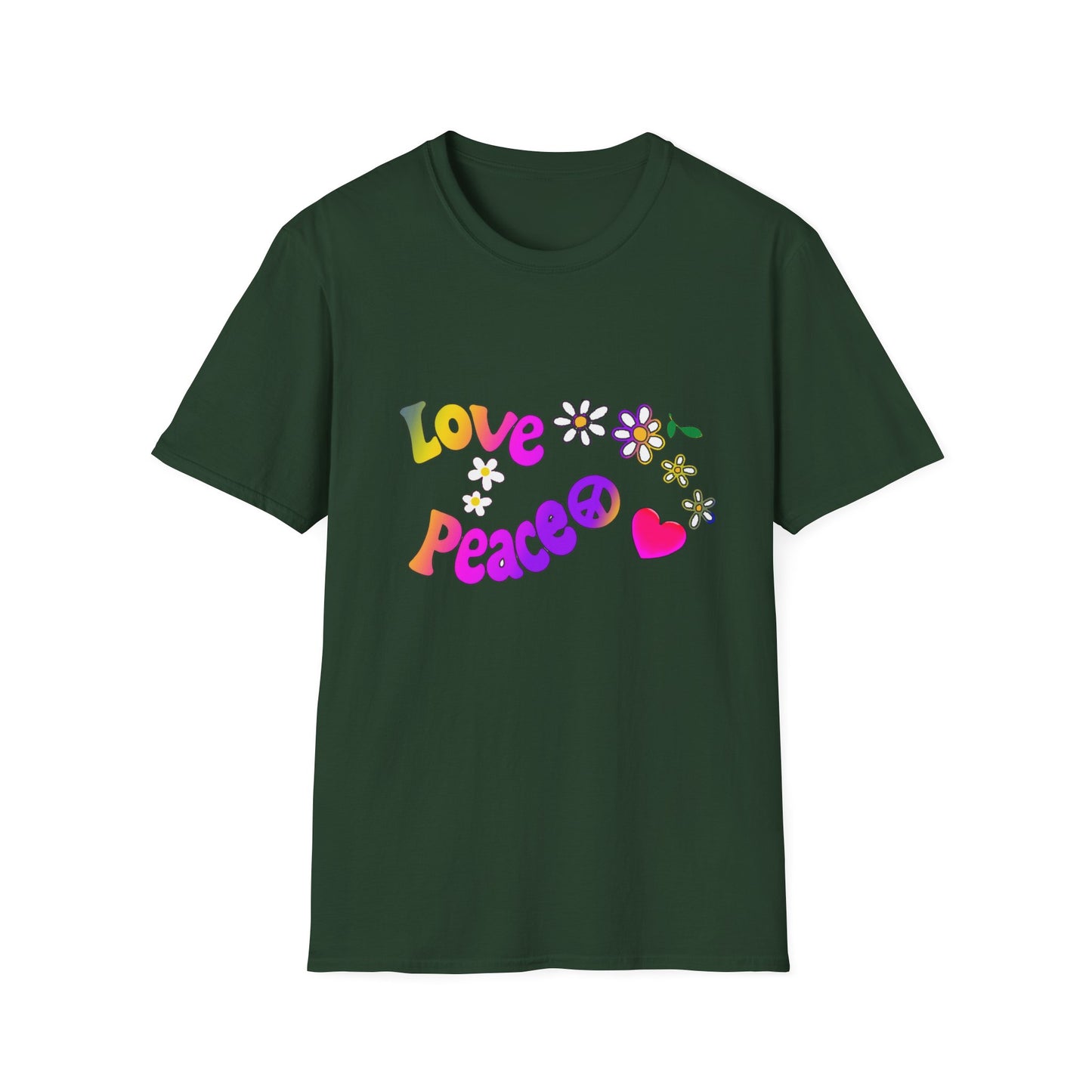 Love and Peace Unisex Softstyle T-Shirt