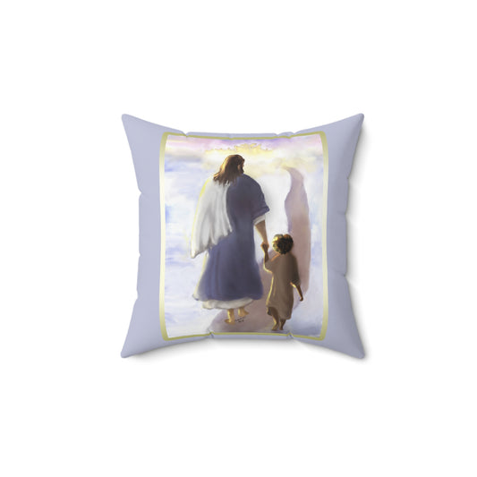 Novadine's Birthday Faux Suede Square Pillow