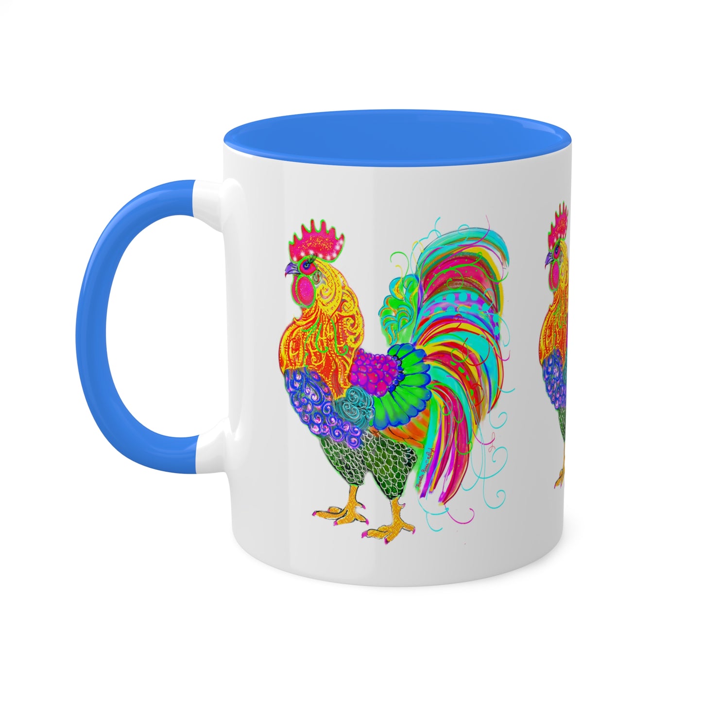 Rooster's Ruse - Colorful Mugs, 11oz