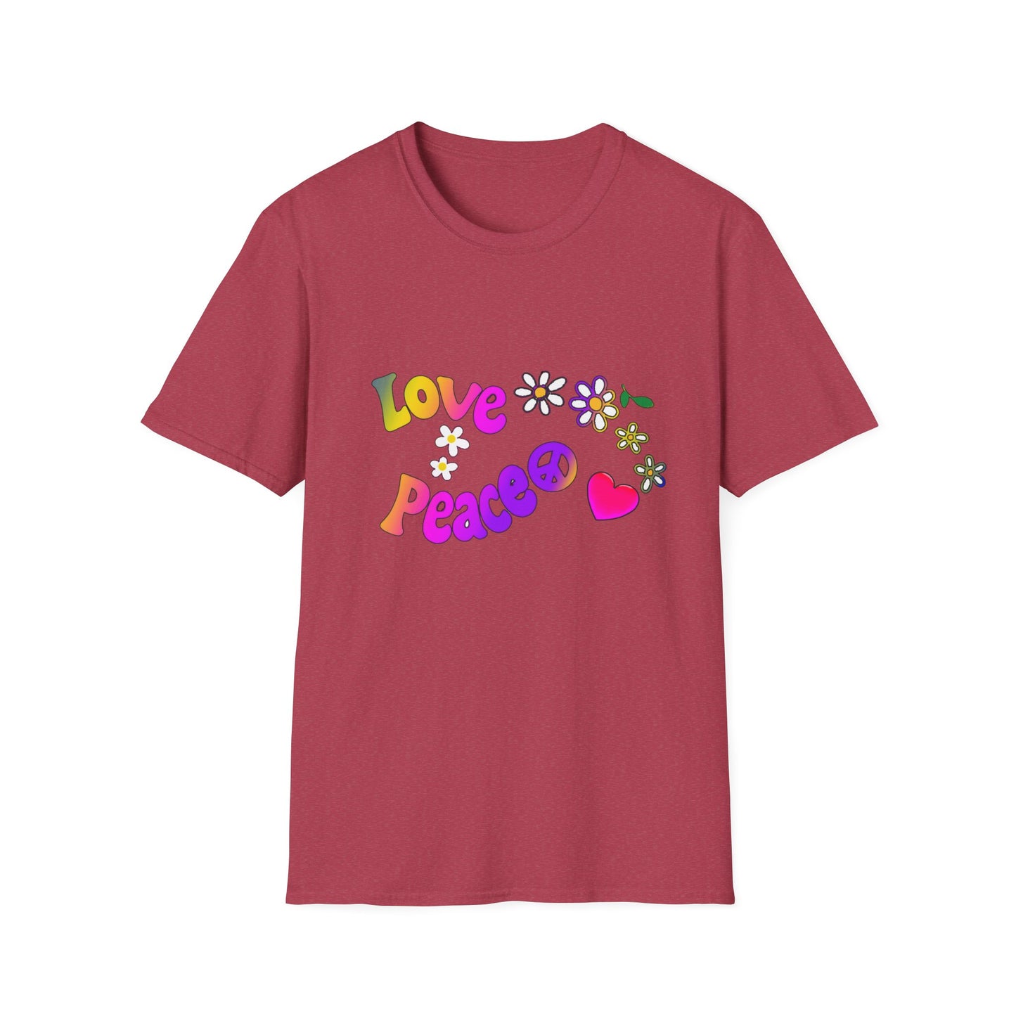 Love and Peace Unisex Softstyle T-Shirt