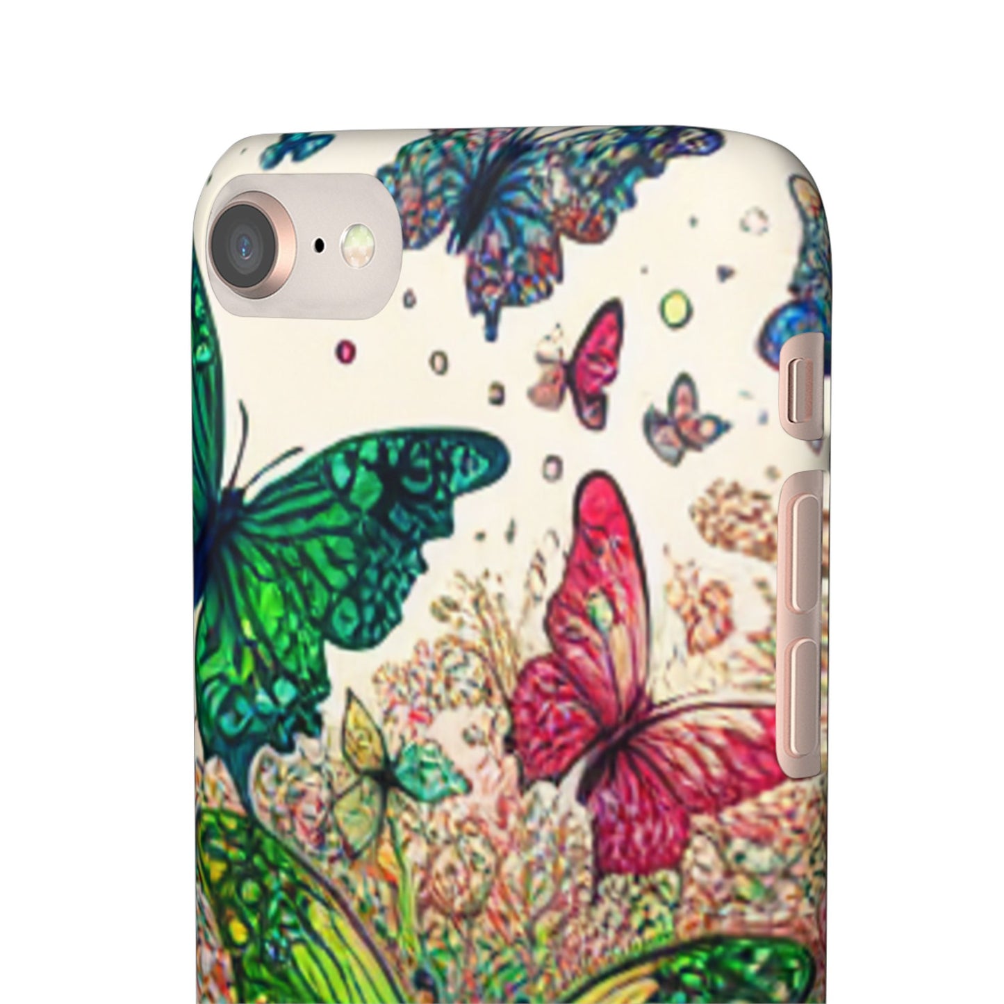 Colorful Butterfly Snap Cases, Over 50 types of Phone Covers, Floral Design, Spring Decor, Eco-Friendly Gift
