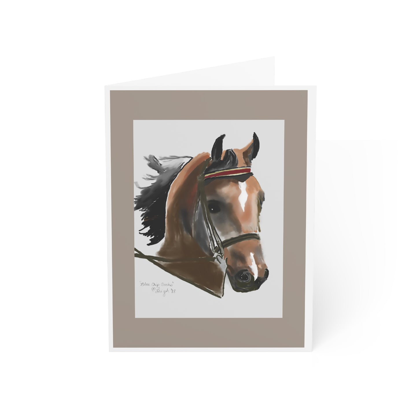 Blue Chip Socks Notecards