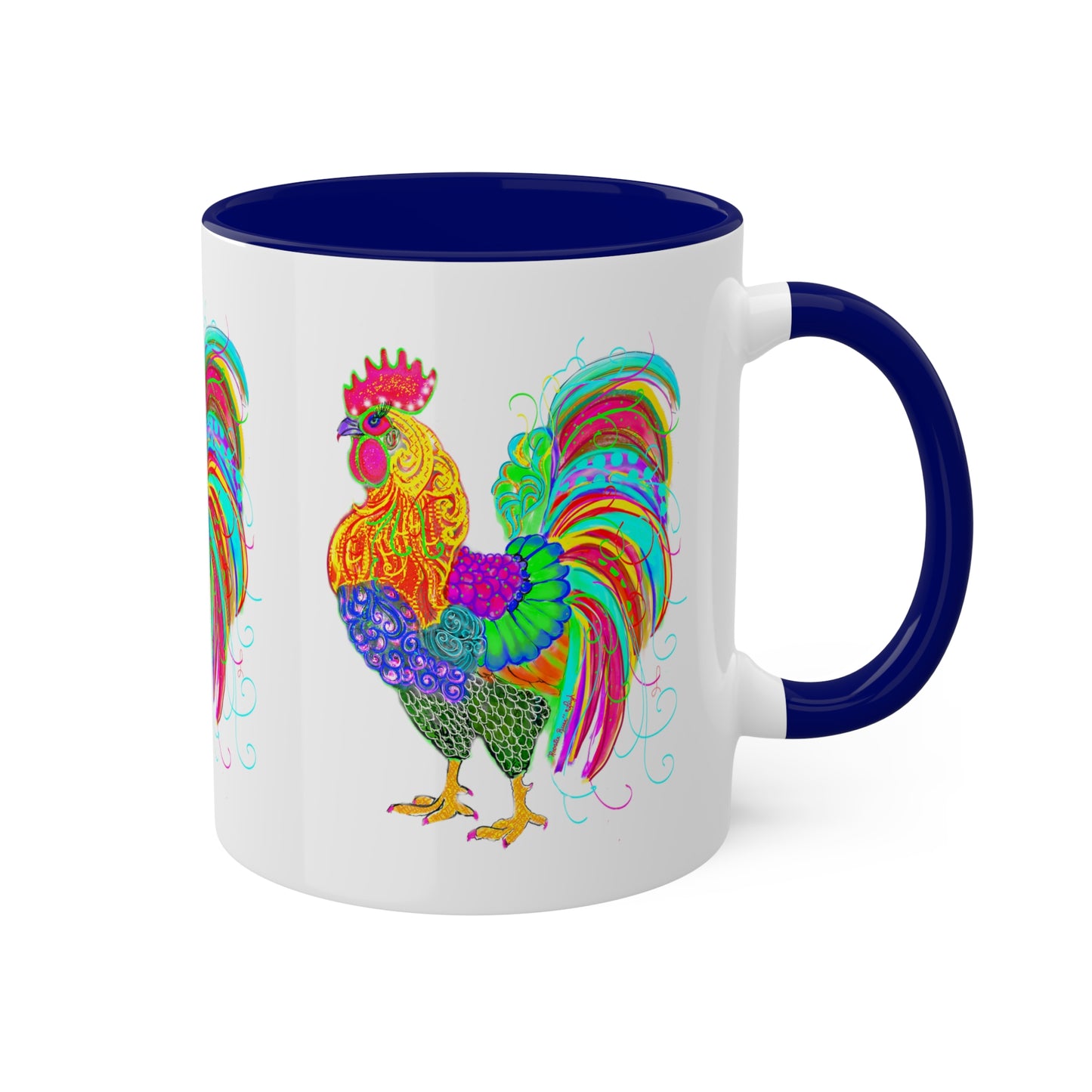 Rooster's Ruse - Colorful Mugs, 11oz