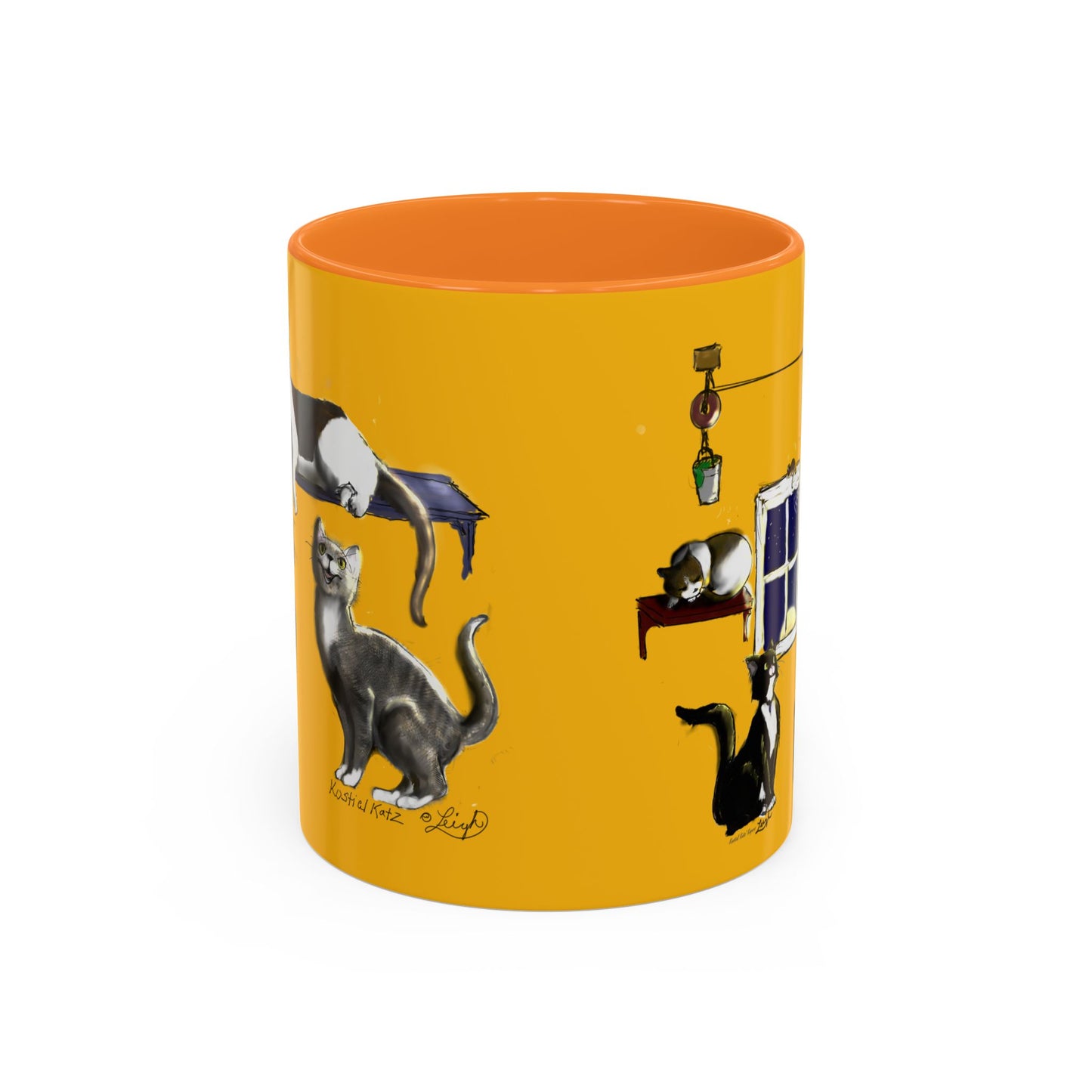 Kostial Katz Colorful Mugs (11oz, 15oz)