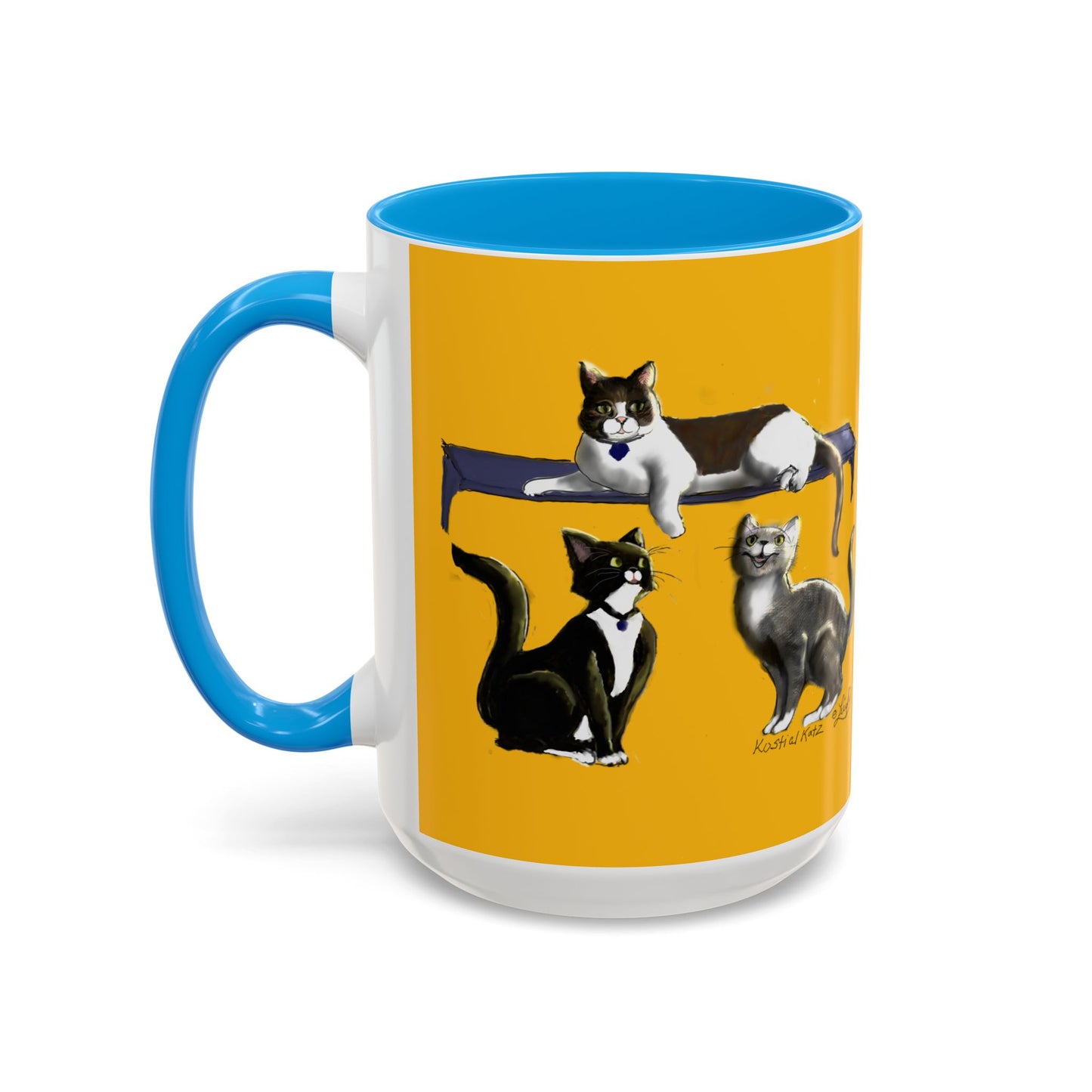 Kostial Katz Colorful Mugs (11oz, 15oz)