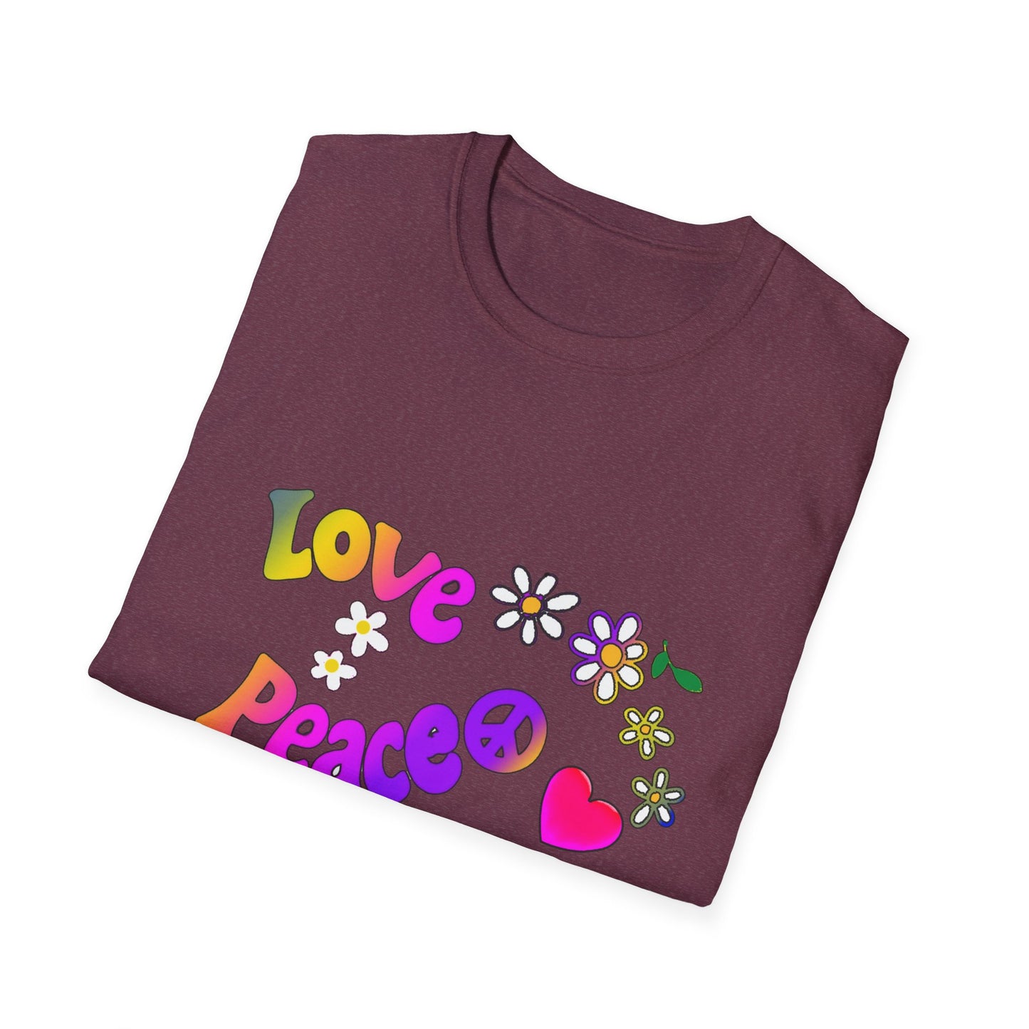 Love and Peace Unisex Softstyle T-Shirt