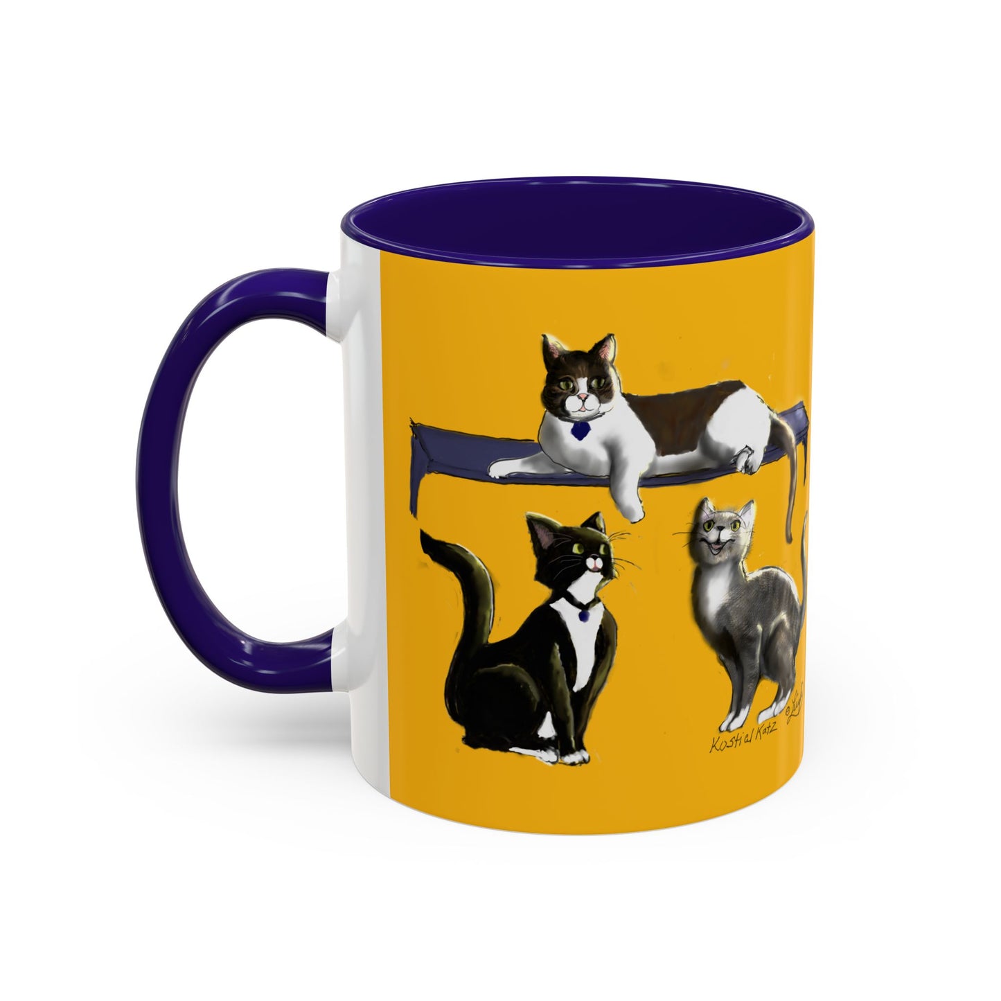 Kostial Katz Colorful Mugs (11oz, 15oz)