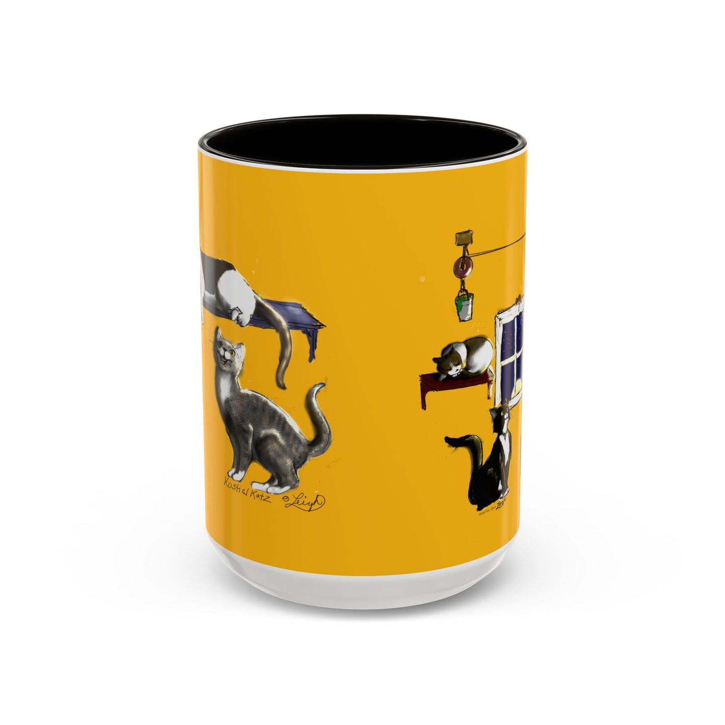 Kostial Katz Colorful Mugs (11oz, 15oz)