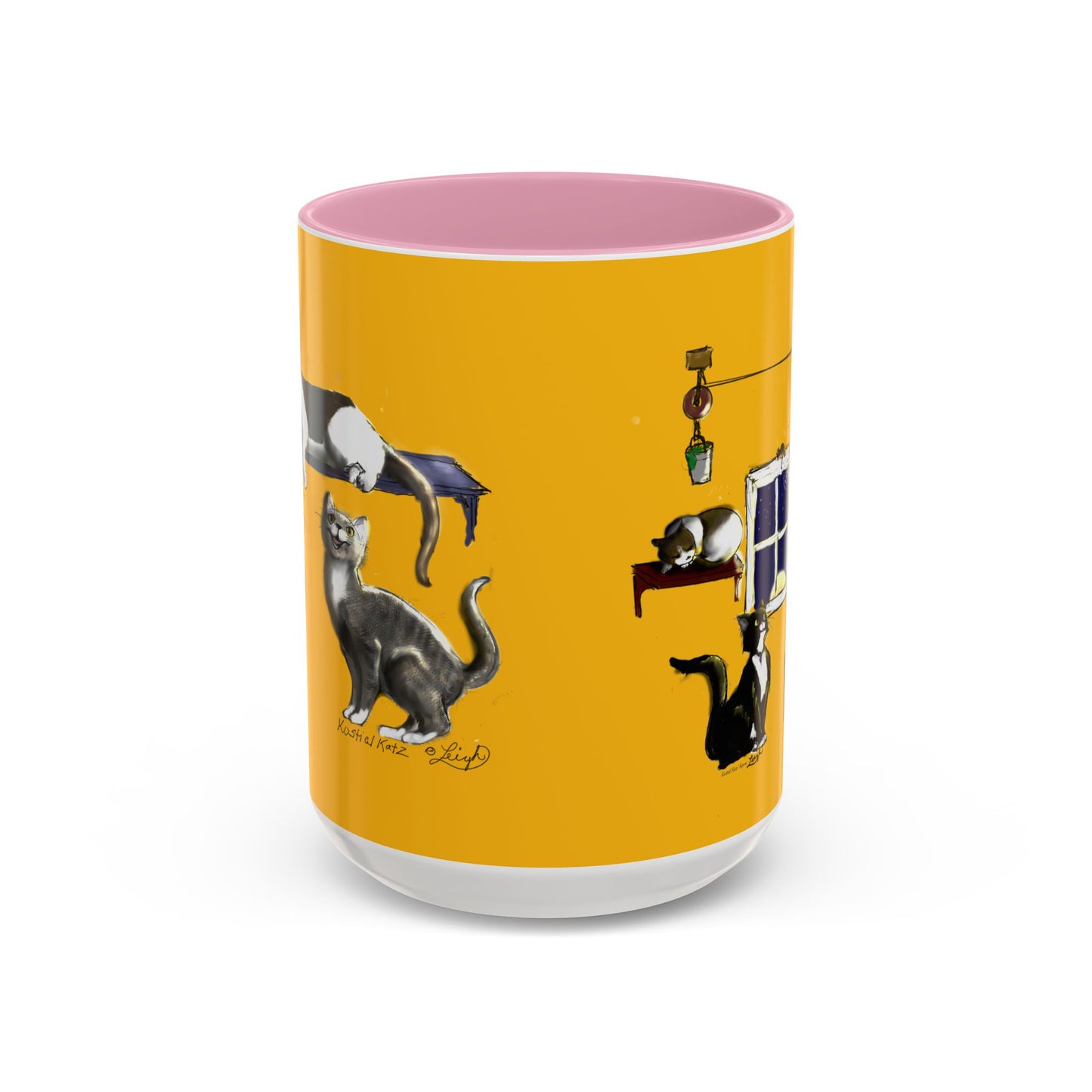 Kostial Katz Colorful Mugs (11oz, 15oz)