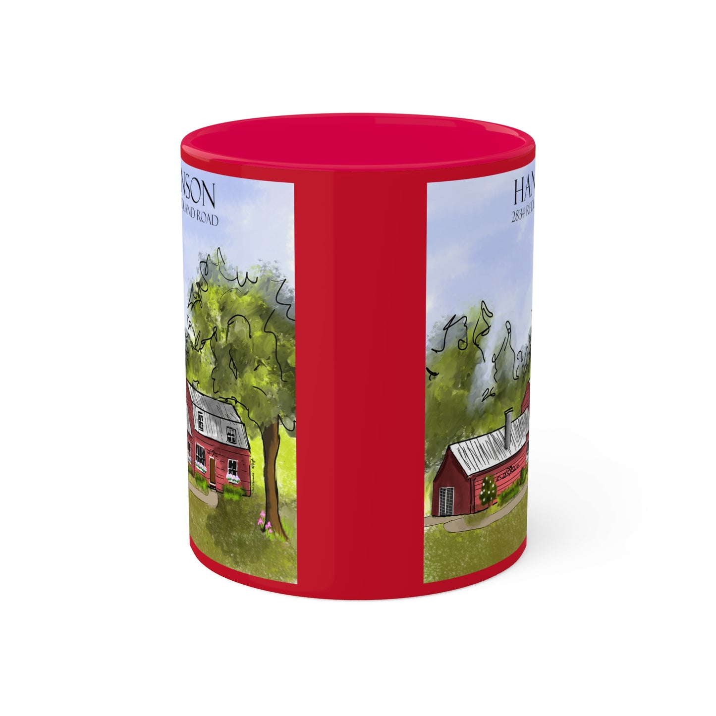Hanson House Colorful Mugs, 11oz