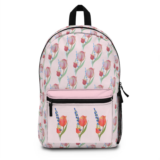 Tulips and Dragons Backpack for Everyday Use - Stylish and Functional