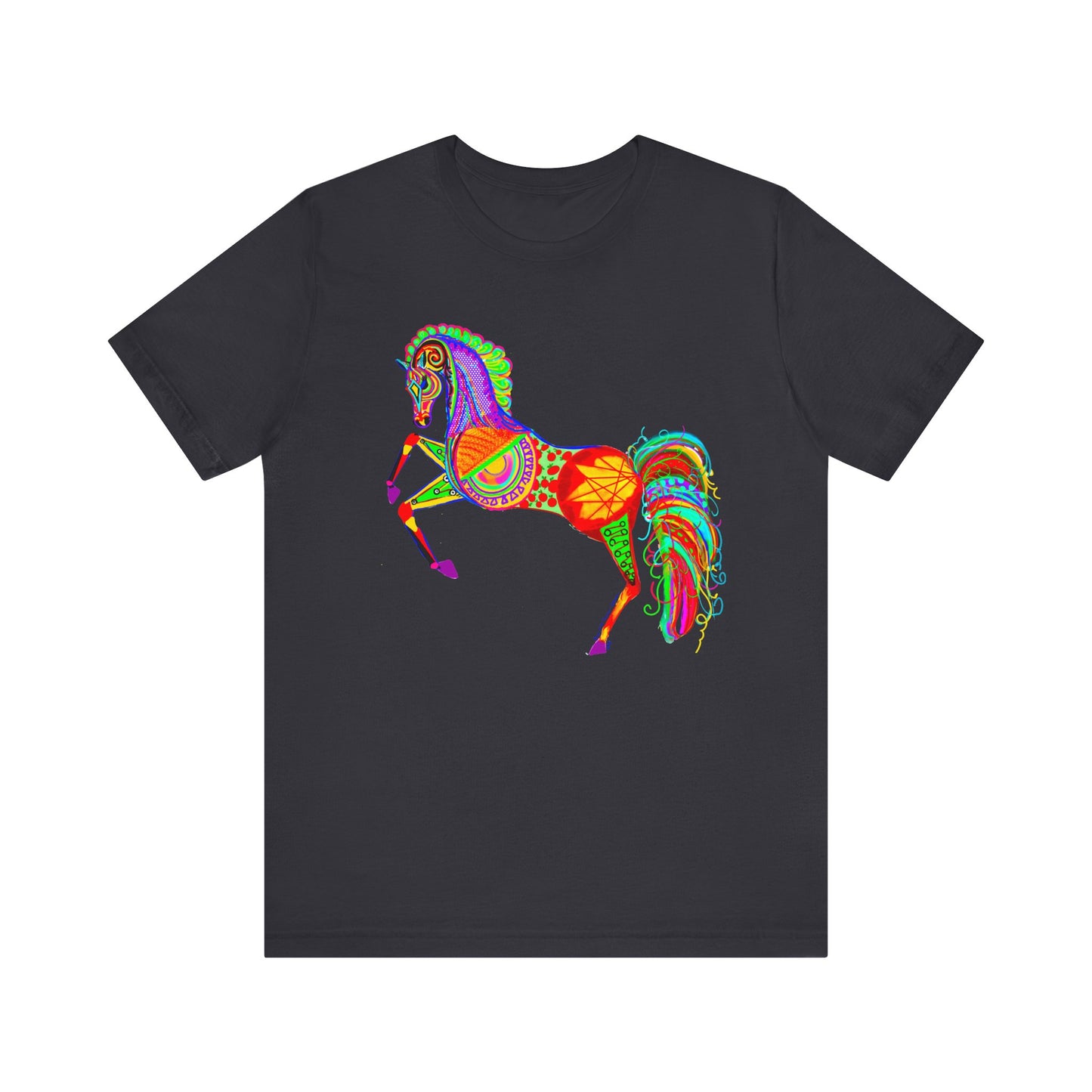 Colorful Horses  of the Promise Unisex Tee - Vibrant Equine Artwork for Horse Lovers