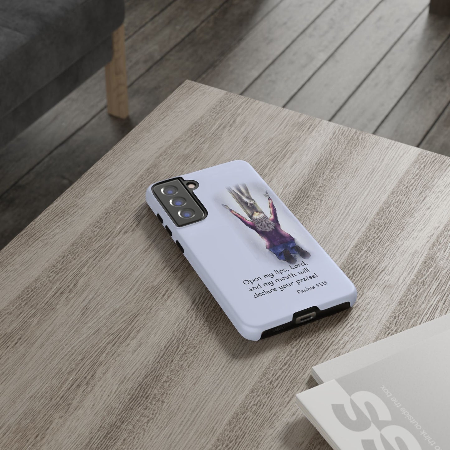Only You, Jesus - Phone Case with Inspirational Design - Open My Lips, Lord, Christian Gift for Young Adults, Thoughtful Christian Decor, Scripture Phone Case