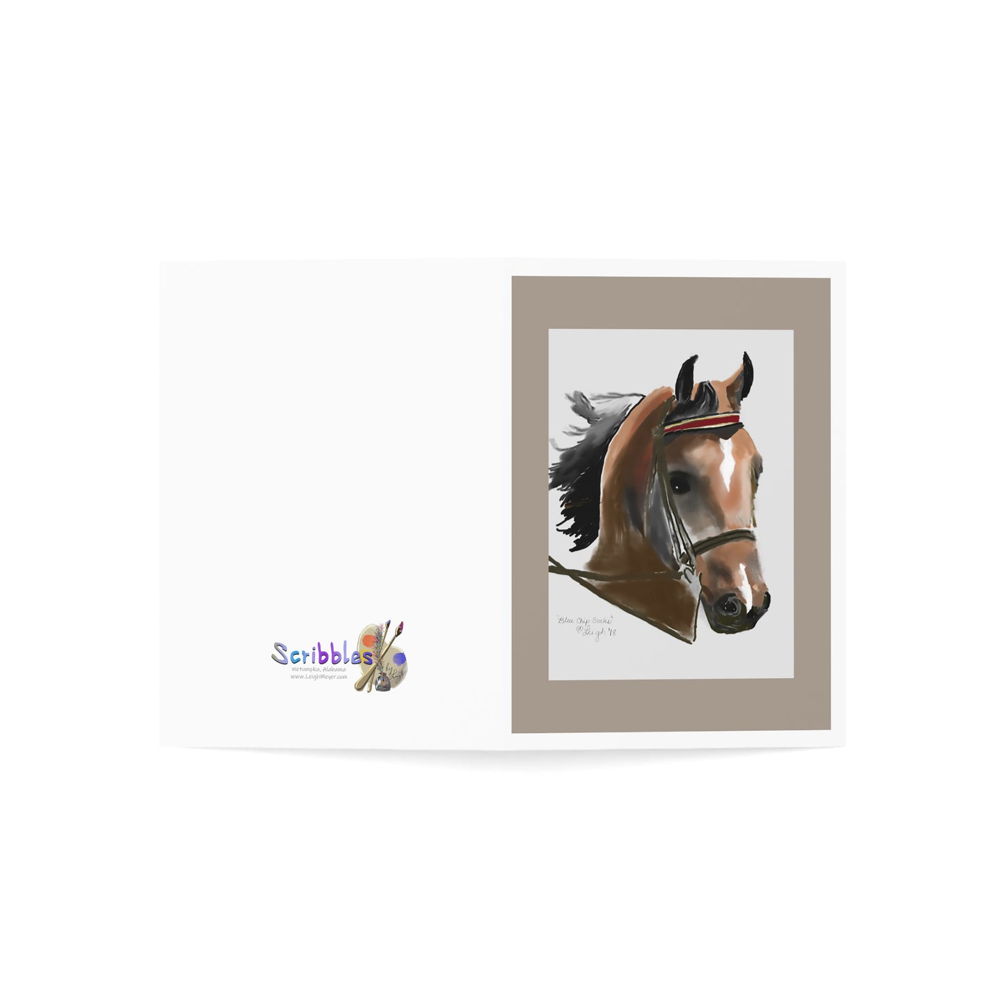 Blue Chip Socks Notecards