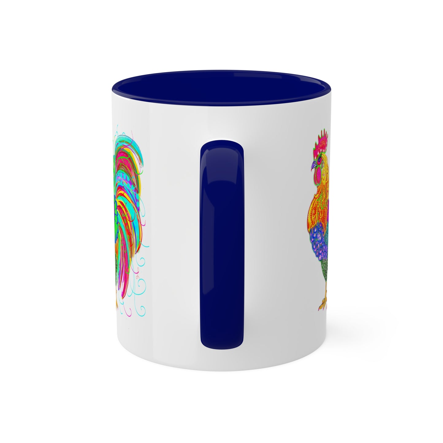 Rooster's Ruse - Colorful Mugs, 11oz